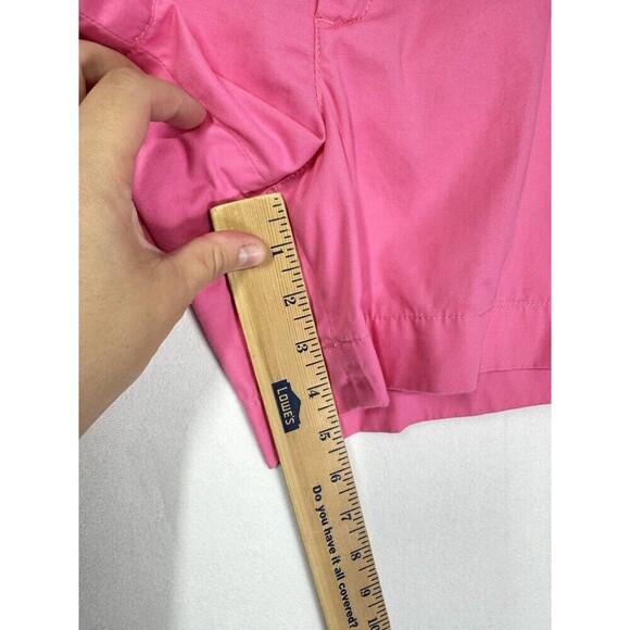 Lilly Pulitzer 5” Callahan Shorts Womens 12 Bright Pink Mid Rise Cotton 26712 - Picture 9 of 9